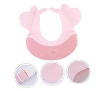 Garneck Bonnet De Bain Pour Bébé Réglable Rose Clair Bouchon De Shampoing Garçon Et Filles Confortable En Matériau Solide Protection Yeux Eau Bain Bébé Garçon Et Filles Léger