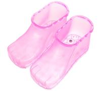 Garneck Bottes de Bain pour Pieds Massage, Taille Petite 12,5 Cm, Matériau Chaude, Chaussures Spa pour Pédicure Portables et Confortables, Bassine pour Tremper les Pieds à Domicile, Soin