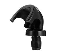 Garneck Bouchons de Vin en Silicone 2pcs Joint Étanche et Stockage Hermétique pour Bouteilles, Cuisine et Bar, Matériau Acrylique Noir