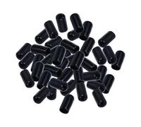 Garneck Bouchons Verseurs Étanchéité Anti-poussière en Caoutchouc Noir 100pcs Couvercles Protecteurs pour Bouteille D'huile D'olive et Liqueur pour Bec Verseur pour Hôtels et Bars