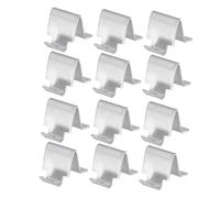 Garneck Boucles De Séparation en Fer Robustes 20 Pièces Clips De Support Détagère Universels pour Armoires De Cuisine Bibliothèques Placards Étagères