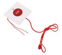 Garneck Bouton d'Appel d'urgence Mural à Tirage Corde pour Personnes Âgées et Patients Bouton Sos Fiable Installation sans Câblage Usage Domicile et Établissement Médical