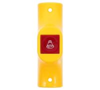 Garneck Bouton de Notification de Sortie de Bus Jaune en Abs Installation Facile, Dispositif de Signalisation pour Passagers, Adapté aux Bus et Autres Véhicules