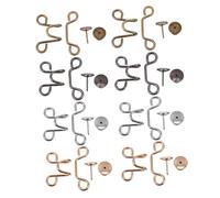 Garneck Boutons-pression Réglables pour Jean Femme, 8 Pièces Détachables en Métal, Rallonge Taille Pratique pour Pantalon, Ajusteur de Ceinture Réutilisable Trace