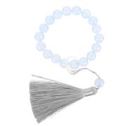 Garneck Bracelet Chapelet Religieux En Perles De Verre Et Alliage, Chapelet Musulman à Pompons, Usage Portatif Et Décoration, Accessoire Spirituel Pour Prières Et Cérémonies