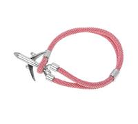 Garneck Bracelet Homme Simple et Polyester Style Créatif Avion Accessoire Mode pour Poignet Masculin Anniversaire et Fêtes