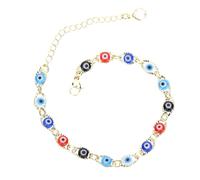 Garneck Bracelet Œil Ajustable pour Poignet Décoration Unisexe Charme Mauvaises Influences