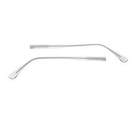 Garneck Branches de Lunettes de Remplacement Rétro en Métal et Résine 2 Pièces, Ajustement Stable et Design Esthétique pour Usage Quotidien et Activités en Extérieur