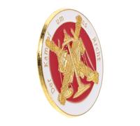 Garneck Broche Balance de Justice Métallique Dorée, Accessoire Décoration Droit, Insigne D'équilibre pour Avocat, Bijou Symbolique Professionnel, Usage Cérémonies Juridiques, Taille