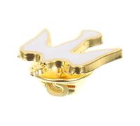 Garneck Broche Chrétienne Plaquée Or Élégante Symbole de Accessoire Polyvalent pour Célébrations Religieuses