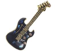 Garneck Broche Forme Guitare Musicale Épingle Décorative Pour Vêtements Broche De Fêtes Pour Femmes