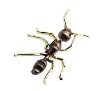 Garneck Broche Fourmi En Métal Créative, Accessoire De Vêtements Féminin, Badge Épingle Animal, Couleur Noire, Pour Manteau, Paquet Ou Chapeau, Design Original Et Facile à Porter
