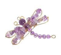 Garneck Broche Libellule Cristal Élégante Broche Animale Artisanale Légère pour Femmes Épingle Polyvalente pour Vêtements Bureau et Sorties