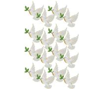 Garneck Broche Paix Accessoire Élégant et Solide en Alliage de Zinc 12 Pièces Ajoutant une Touche Sophistiquée et Délicate pour Commémoration ou Journée du Souvenir