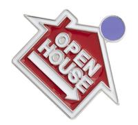 Garneck Broche Panneau «à » en Alliage Élégant, Badge Commercial Mode pour Agent Immobilier, Épingle Unique Femme pour Travail, Événement et Sorties, Design Sobre et Fonctionnel