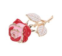 Garneck Broche Rose pour Femmes et Hommes Épingle Polyvalente pour Tenues et Occasions Spéciales Accessoire Mode Durable et Original