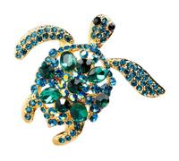 Garneck Broche Tortue Métal Pour Vêtements Sac À Dos Écharpe Décorative Éclatante