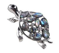 Garneck Broche Tortue Pour Vêtements Femme Style Mignon Matériau Métal Épingle à Revers Solide Femmes Décoration Paquet, Chapeaux, Robes Taille Petite