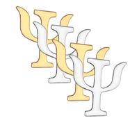 Garneck Broches En Métal Psychologiques Symboliques, Épingles à Broche Pour Femmes, Alliage Doré Et Argenté, 4 Pièces, Accessoire Vintage Pour Vêtements Et Occasions Spéciales