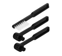 Garneck Brosse De Nettoyage Pour Aiguilles De Lecteur 3 Pièces : Brosse De Nettoyage Pour Disques Vinyles Et Stylets En Nylon - Kit De Nettoyage Non Abrasif Pour Platine Vinyle