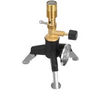 Garneck Brûleur Bunsen en Laiton Multifonctionnel Portable, Bec Bunsen de Laboratoire Compact, Outil de Chauffage à Gaz pour Usage Professionnel et Extérieur, Équipement Scientifique