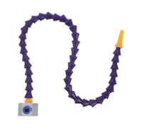 Garneck Buse de Pulvérisation pour Machine-outil Tuyau Flexible en Métal à Section Bambou 600 Mm, Base Magnétique Stable, Système de Refroidissement par Brouillard pour Fraiseuse Cnc,