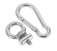 Garneck Butées De Rail D'auvent Camping-Car 4 Pièces en Acier Inoxydable 304 avec Crochets à Ressort Fixation Rapide pour Caravane, Bateau, Tente Et Kayak Usage Extérieur