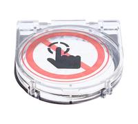 Garneck Cache-bouton Transparent Anti-appui Accidentel pour Interrupteur à Bouton-poussoir, Protection Compatible Ordinateur, Lave-linge et Lave-vaisselle, Accessoire Industriel Solide