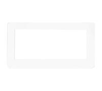 Garneck Cache-interrupteur Mural Décoratif Acrylique Plaque Protectrice pour Prises et Interrupteurs Triple Blanc Finition Élégante pour Intérieur Sécurisé