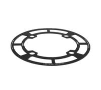 Garneck Cache-pignon de Vélo Cache-pédalier pour VTT Protège-Plateau en Alliage D'aluminium Noir, Protège Le Plateau, Remplacement pour Ancien Protège-chaîne de Vélo
