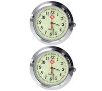 Garneck Cadran De Montre Infirmière DIY 2 Pièces Petit Format Verre Pratique Fournitures De Montre à pour Infirmières