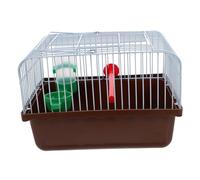 Garneck Cage à Oiseaux Portable Métal avec Accessoires Transport Confortable pour Petits Oiseaux Compris Mangeoire Et Bouteille Eau pour Voyages