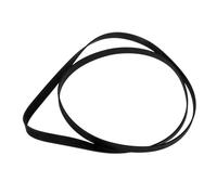 Garneck Ceinture en Caoutchouc Noire pour Tourne-Disque Vintage, Remplaçable et Résistante, Circonférence 49 Cm, Accessoire pour Phonographe