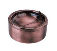 Garneck Cendrier Grand Capacité en Acier Inoxydable avec Couvercle Coupe-Vent Cendrier Portatif à Couvercle, pour Intérieur Extérieur