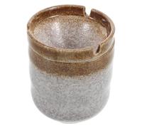 Garneck Cendrier Rétro en Céramique Style Chinois 4.3 X 3.4 Pouces Entonnoir Anti-Vent pour Usage Intérieur Restaurant Sushi et Table à Manger