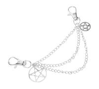 Garneck Chaîne de Chaussures Alliage Métallique Étoile à Branches Charme Lacets pour Baskets Unisexe Accessoire Mode et Facile à Installer