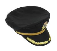 Garneck Chapeau Capitaine Garçon Fille Costume Marin Accessoire Cosplay Léger Confortable pour Fête Nautique et Halloween