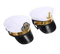 Garneck Chapeaux Accessoires en Polyester pour Animaux de Compagnie 2pcs Adorables et Stylés pour Chats et Chiens pour Portraits Familiaux et Anniversaires