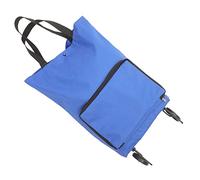 Garneck Chariot De Courses Pliable à Roulettes Compact Bleu, Paquet De Rangement En Tissu Résistant, Trolley Portatif Pour Épicerie Et Usage Extérieur, Caddie Léger Pratique Pour Transports Quotidiens