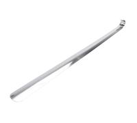 Garneck Chausse-pied Simple en Acier Inoxydable, Outil Portable Argenté | Bord Arrondi, Léger et Pliable, Protège Vos Chaussures, Trou Réservé Suspendre et Rangement