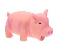 Garneck Chien Solide en Latex Forme Cochon Rose, Interactif Résistant la Morsure pour Augmenter l'exercice Jeu des Chiens