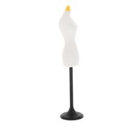 Garneck Cintre De Mannequin De Poupée Mini Accessoire De Maison De Poupée Forme De Robe De Mannequin Petite Forme De Robe Accessoires Miniatures Présentation De Mini-Robes Blanche Pla