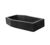 Garneck Coffin Shaped Rustic Wooden Tray for Snacks and Fruits Solid Wood Halloween Serving Platter for Appetizers and Charcuterie Kitchen Food Board