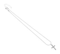 Garneck Collier Crucifix pour Femme avec Pendentif Croix Alliage Collier avec Chaîne et Cristaux pour Accessoire