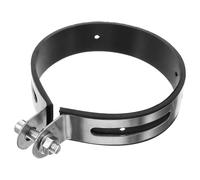 Garneck Collier de Serrage en Acier Inoxydable Diamètre Intérieur 110-115mm Résistance à la Compression Vibrations Accessoire Moto Solide pour Échappement Moto