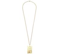 Garneck Collier Pendentif pour Homme en Acier Inoxydable Doré Style Ras-de-Cou Maille Délicate Bijou Religieux Pendentif Tarot Soleil Fête et Usage Quotidien