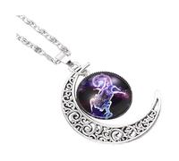 Garneck Collier Pendentif Scorpion en Alliage Solide Bijou de Cou pour Filles et Femmes Accessoire Élégant Pierre Précieuse Présent pour Usage Quotidien et Occasions Spéciales