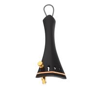 Garneck Cordier pour Violon Ébène avec Régleurs Fins Intégrés Cordier de Remplacement Bois pour Violon Standard Protection des Cordes et Micro-réglage Précis pour Musiciens Étudiants
