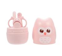 Garneck Coupe-ongles Garçon Fille Sûr Motif Hibou Kit Manucure Poignée Antidérapante Pour Garçon Fille Et Tout-petits
