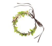 Garneck Couronne De Fleurs Féerique Verte Unisexe De Cœur Bandeau Elfique Léger Pour Cosplay Photogénique Costume De Roi Forêt